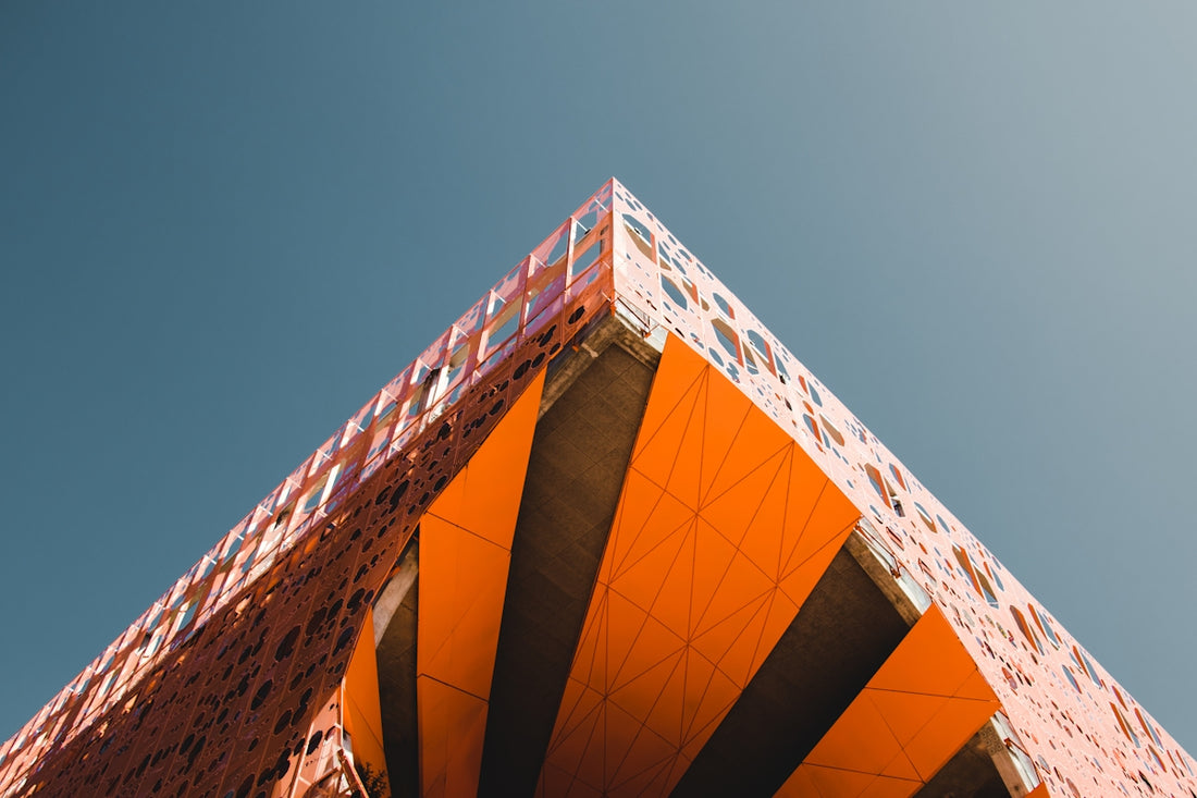 brown and white concrete building