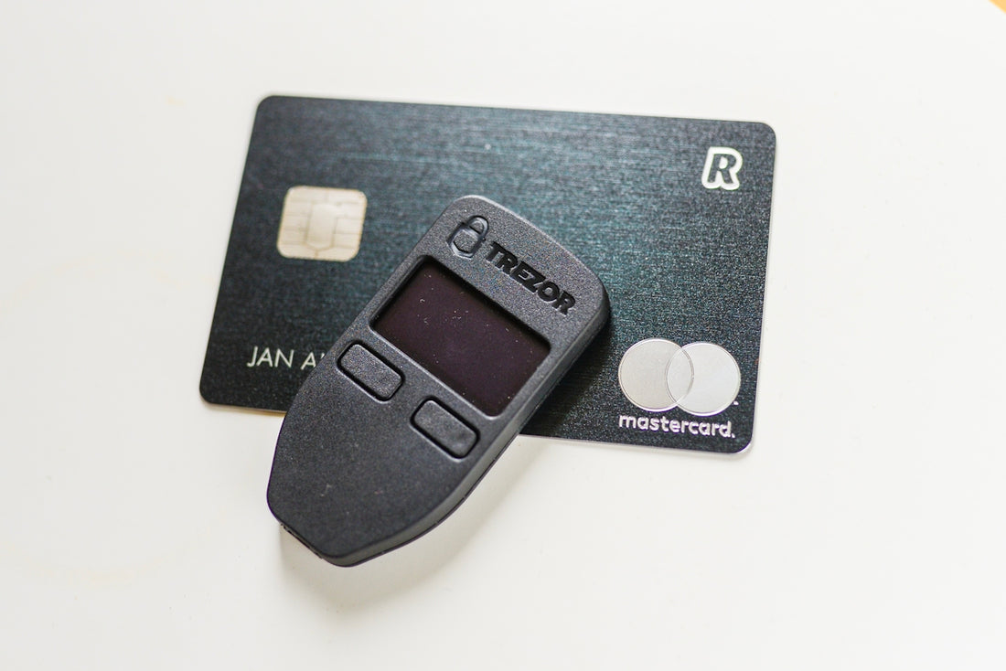 turned-off Trezor device