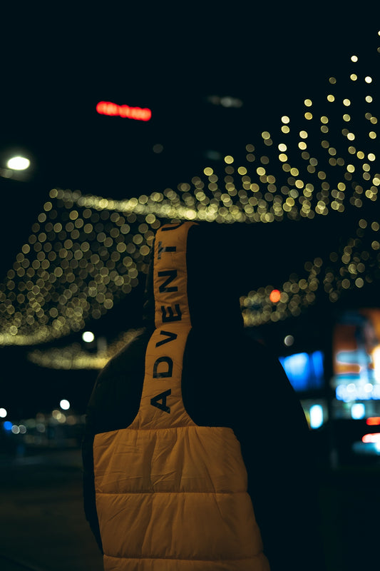 the back of a person's jacket that says, i'm a bad