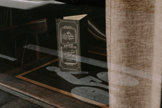 a bottle of alcohol on a table