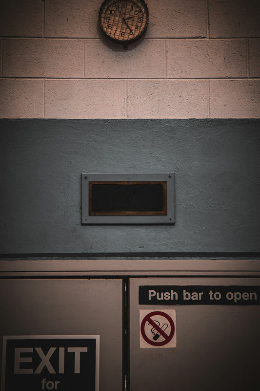 a sign that is on the side of a building