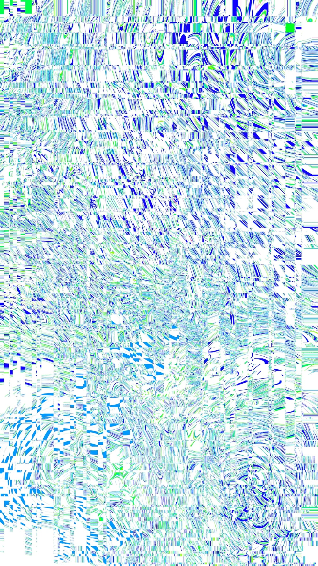 Abstract digital art in shades of blue.